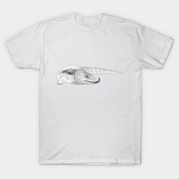 Blue tongue skink T-Shirt by Luilouu